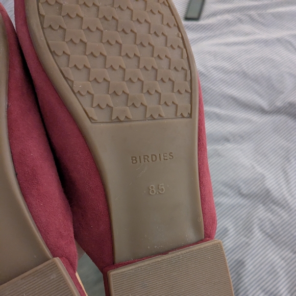 Pink/purple Birdie Swan mule flats, size 8.5 - Picture 8 of 10